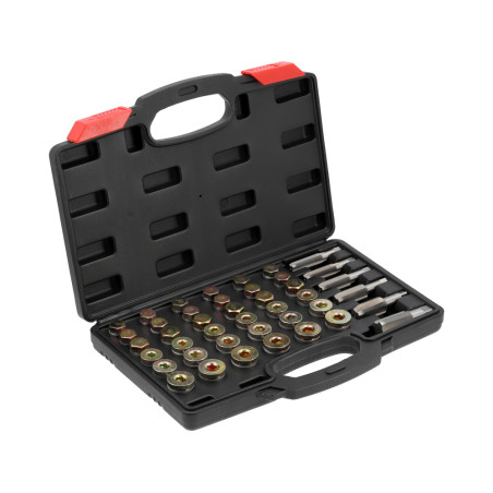 YATO Set reparat busoane baie de ulei M13-M22, 114 piese