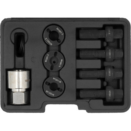 YATO Kit reparatie filete pentru suruburi si piulite roti, 8 roti