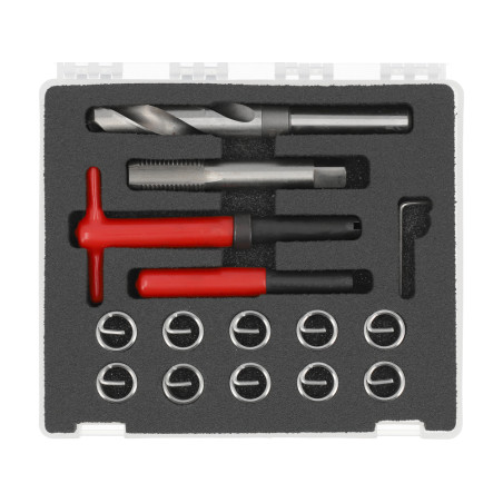 YATO Kit de reparare a filetului M16x2.0mm, 15 bucati