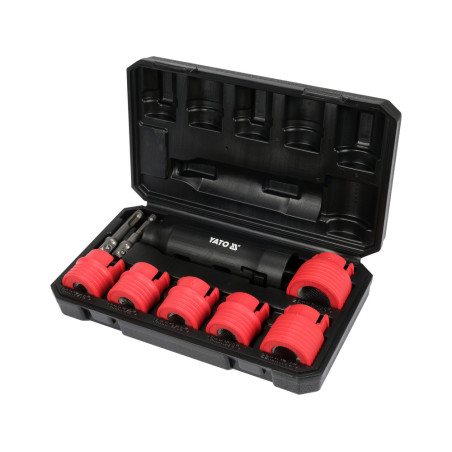YATO Set pentru curatat filete, 9 piese