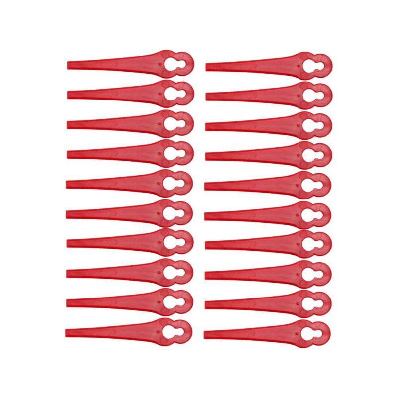 YATO Set 20 lame din nailon pentru trimmer, 9cm, 5.5x10mm