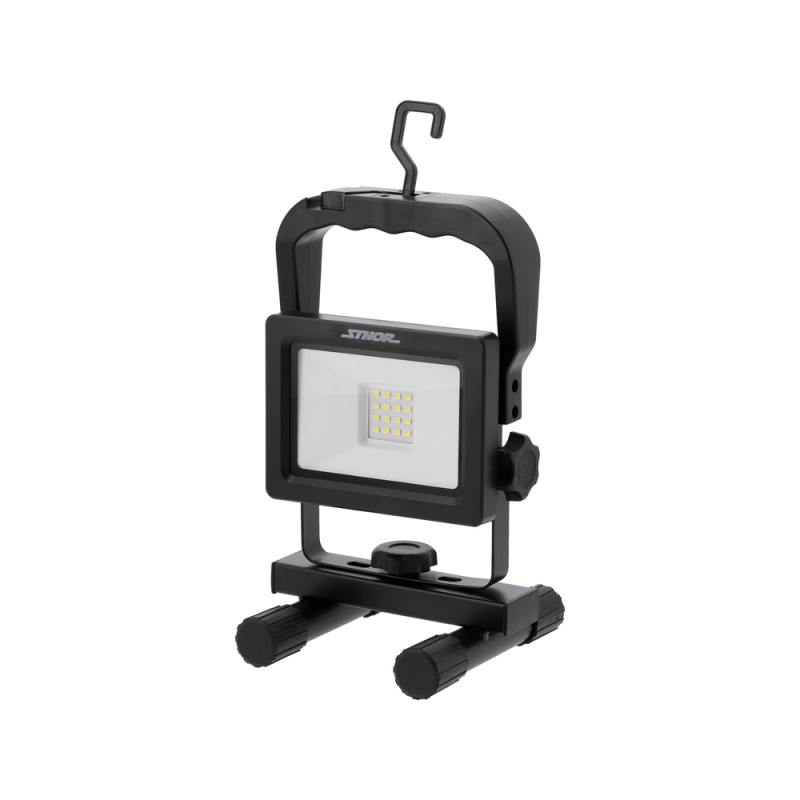 STHOR Reflector portabil LED 10W, 1000lm, transparent, 131x210x120mm