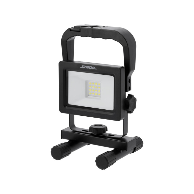 STHOR Reflector portabil LED 10W, 1000lm, transparent, 131x210x120mm