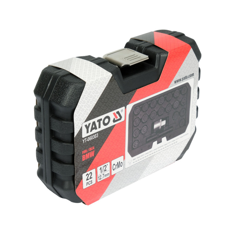 YATO Set chei desfacere antifurt roti BMW, 22 piese