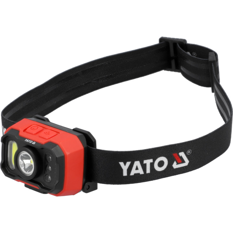 YATO Lampa frontala cu acumulator 1000lm, senzor de miscare