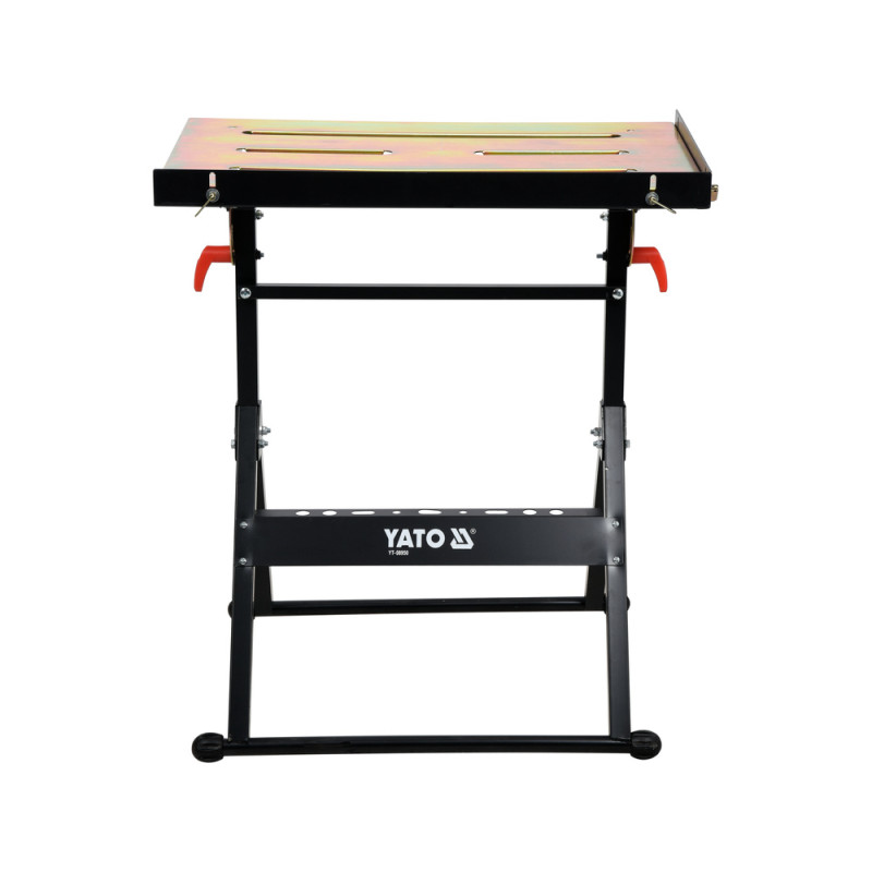 YATO Banc de lucru pentru sudura, lemn/metal, pliabil, 66x59x83 cm