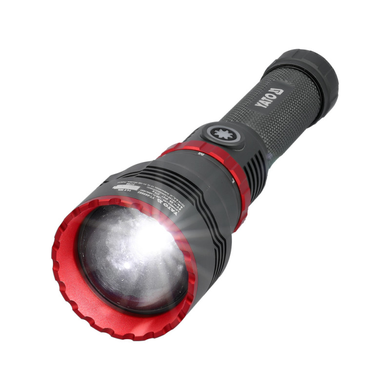 YATO Lanterna LED 10W, 1000LM, 5 moduri, IPX7, 53x31x192.6mm, aluminiu
