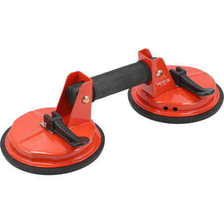 YATO Dispozitiv de fixare cu 2 ventuze,100 kg,diametru 150 mm YT-37238