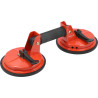 YATO Dispozitiv de fixare cu 2 ventuze,100 kg,diametru 150 mm YT-37238