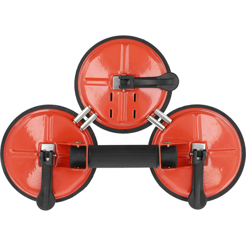 YATO Dispozitiv de fixare cu 3 ventuze,155 kg,diametru 150 mm YT-37239