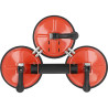 YATO Dispozitiv de fixare cu 3 ventuze,155 kg,diametru 150 mm YT-37239