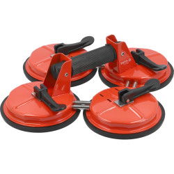 YATO Dispozitiv de fixare cu 4 ventuze,300 kg,diametru 150 mm YT-37240
