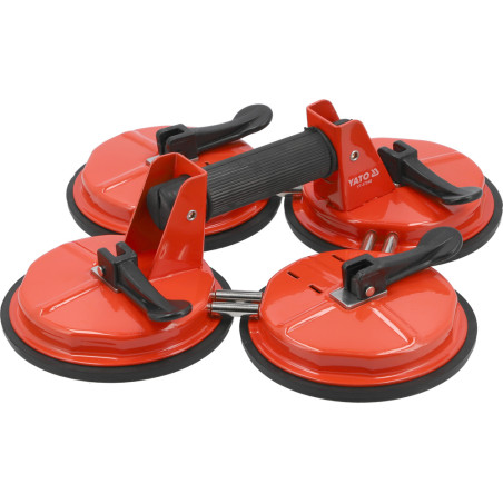 YATO Dispozitiv de fixare cu 4 ventuze,180 kg,diametru 120 mm YT-37242
