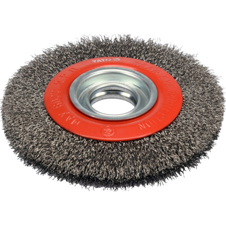 YATO Perie rotunda sarma din otel inox, 150x32 mm YT-47554
