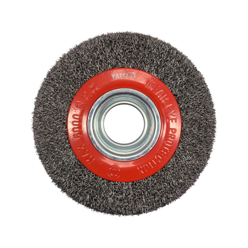 YATO Perie rotunda sarma din otel inox, 150x32 mm YT-47554
