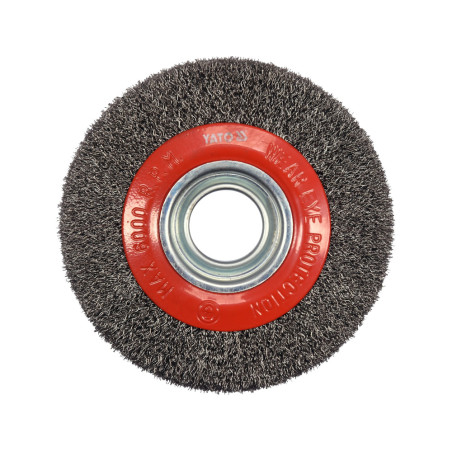 YATO Perie rotunda sarma din otel inox, 150x32 mm YT-47554