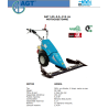PFAS143GX1615SF BERTOLINI Motocositoare 143 motor Honda GX160 5.5 HP, bara 115 cm paioase SF