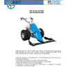 PFAS139GX3H40FL BERTOLINI Motocositoare B139 ALPINE motor Honda GX390 13CP HIGH INCLINATION, bara 140 cm paioase SF