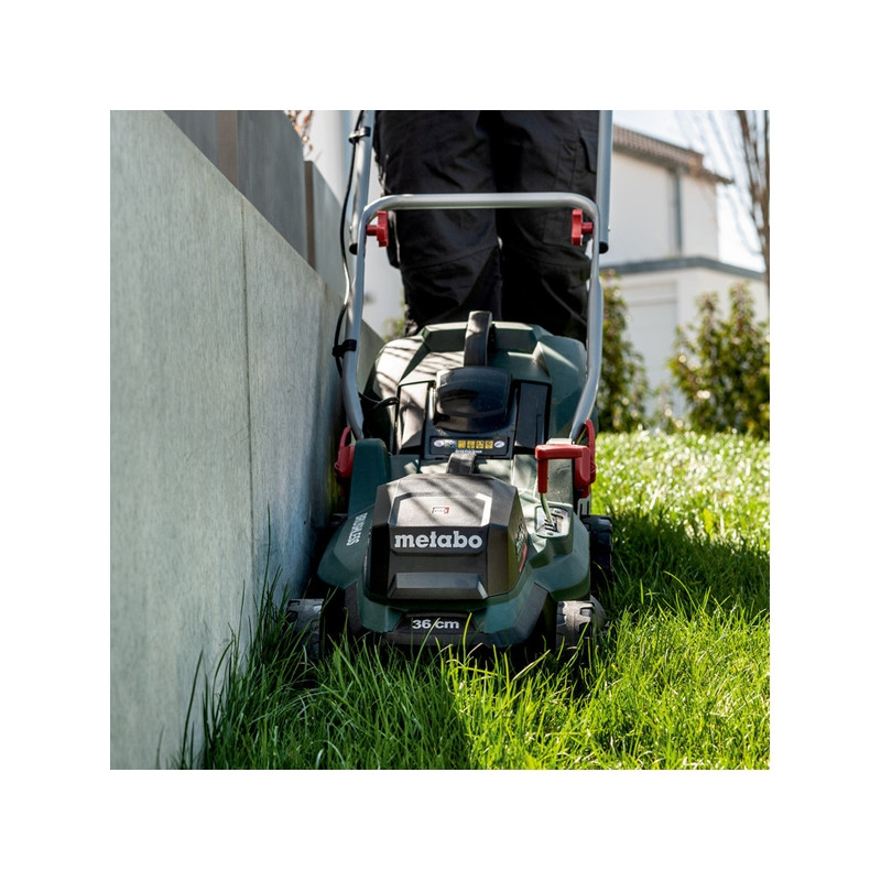 METABO RM 36-18 LTX BL 36 Masina de tuns gazon 2xLi-Ion 18V,5.2Ah,36cm