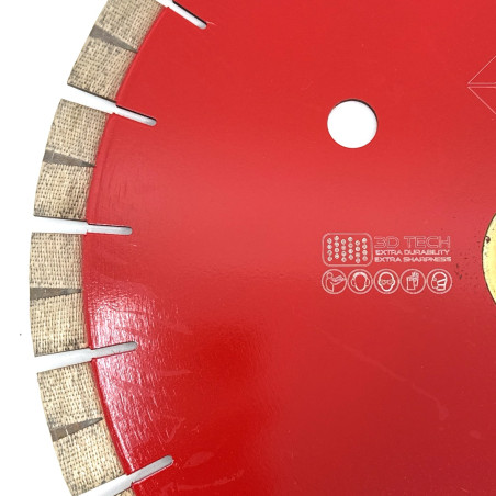 Disc DiamantatExpert 3DTECH pt. Granit si Materiale foarte dure - Sandwich Silentios - 475mm ULTRA Premium