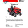 S536027052990 SECO STARJET EXCLUSIVE 122 26H Tractorgazon, B&S 26 CP