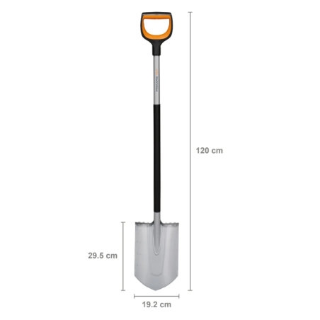 1066729 FISKARS Cazma Xact, lunga, pentru sapat, otel, cu coada, 120cm