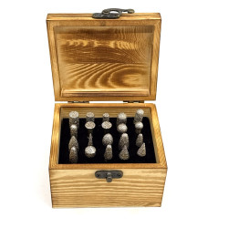 Set de 20 freze diamantate pt. Piatra cu coada 6x45(mm)