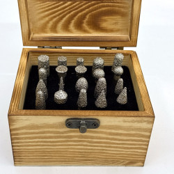 Set de 20 freze diamantate pt. Piatra cu coada 6x45(mm)