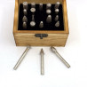 Set de 20 freze diamantate pt. Piatra cu coada 6x45(mm)