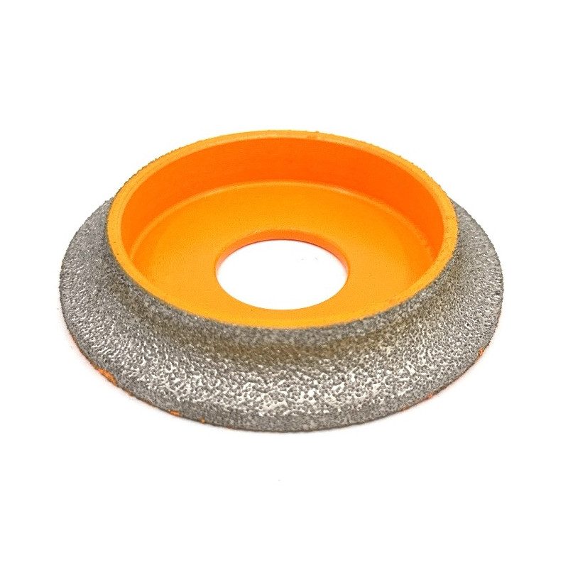 Freza diamantata pentru profilare granit, marmura, gresie Profil Semirotund Half Bullnose, R-10mm, ∅75x22,23mm