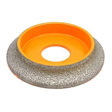 Freza diamantata pentru profilare granit, marmura, gresie Profil Semirotund Half Bullnose, R-10mm, ∅75x22,23mm