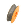 Freza diamantata pentru profilare granit, marmura, gresie Profil Semicerc Full Bullnose exterior, R-15mm, ∅75x22,23mm