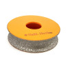 Freza diamantata pentru profilare granit, marmura, gresie Profil Semicerc Full Bullnose exterior, R-15mm, ∅75x22,23mm