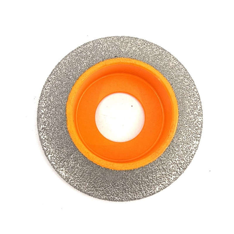Freza diamantata pentru profilare granit, marmura, gresie Profil Semirotund Half Bullnose, R-20mm, ∅75x22,23mm