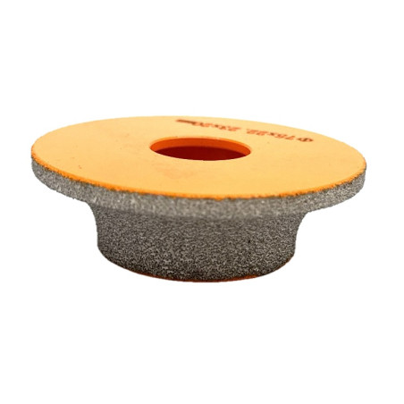 Freza diamantata pentru profilare granit, marmura, gresie Profil Semirotund Half Bullnose, R-20mm, ∅75x22,23mm