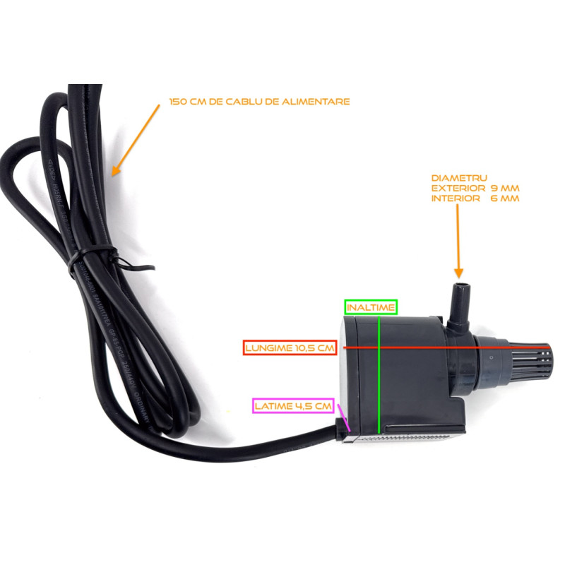 Pompa de apa submersibila pt. masinile de taiat cu disc max. 250mm