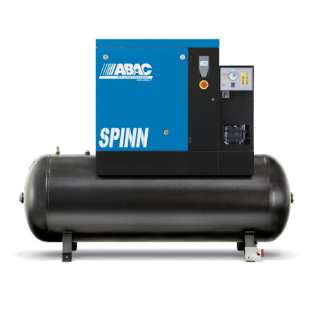 Compresor de aer profesional cu surub ABAC-SPINN-5.5E- 5.5 kW, 780 L/min, 10 bari - Rezervor 500 Litri