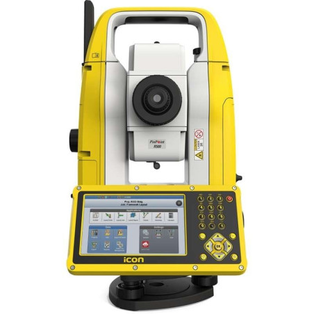 Leica iCON iCB70 R500 Kit &ndash; Stație totală manuală pentru construcții cu WLAN - kit complet + soft 1 an iCB50/70 Basic CCP