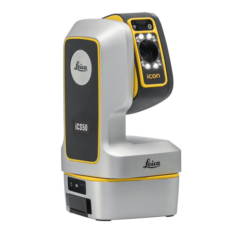 Leica iCON iCS50 - Instrument robotizat de măsurare 3D de precizie pentru construcții cu pachet software Robotic Layout Pro