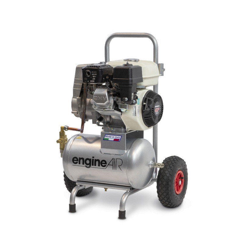 Compresor de aer cu piston, motor Honda - 3.5 kW, 275 L/min, 10 bari - Rezervor 20 Litri - ABAC-engineAIR-5/20-10-Petrol