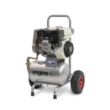 Compresor de aer cu piston, motor Honda - 3.5 kW, 275 L/min, 10 bari - Rezervor 20 Litri - ABAC-engineAIR-5/20-10-Petrol