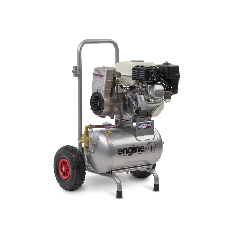 Compresor de aer cu piston, motor Honda - 3.5 kW, 275 L/min, 10 bari - Rezervor 20 Litri - ABAC-engineAIR-5/20-10-Petrol