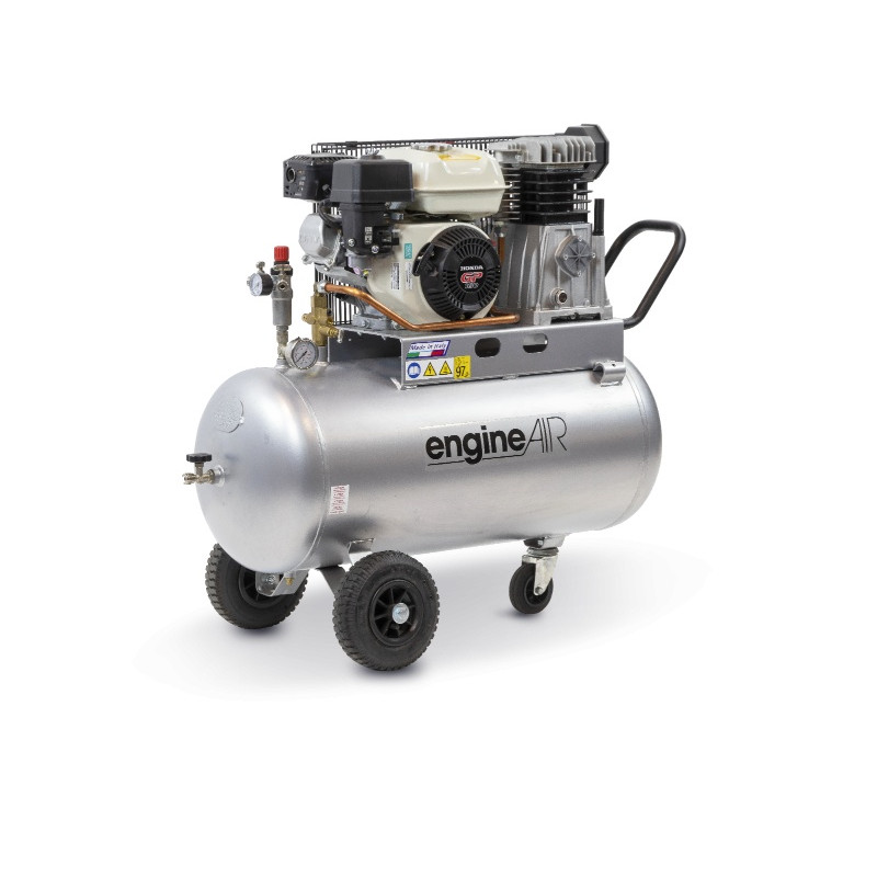 Compresor de aer cu piston, motor Honda - 3.5 kW, 320 L/min, 10 bari - Rezervor 100 Litri - ABAC-engineAIR-4/100-10-Petrol