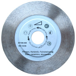 Disc DiamantatExpert pt. Gresie dura, Portelan dur, Granit - 125x22.2 (mm) Super Premium