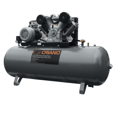 Compresor de aer HEAVY-DUTY Profesional cu piston 10CP, 1200 L/min, 13bari - Rezervor 500 litri