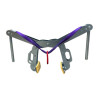 Cleste universal pt. pavaje si borduri, ridicare cu chingă, 350kg, 0-410mm