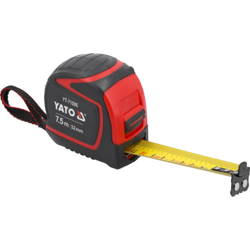 YT-71086 YATO Ruleta 7.5 m x 32 mm cu cap magnetic
