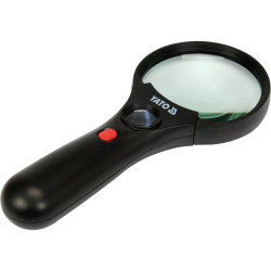 YT-73845 YATO Lupa cu doua lentile, 3.5x si 45x, cu iluminare led