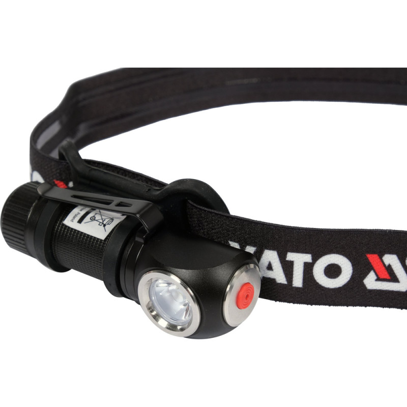 YT-08597 YATO Lanterna frontala 2 in 1, 350 lm