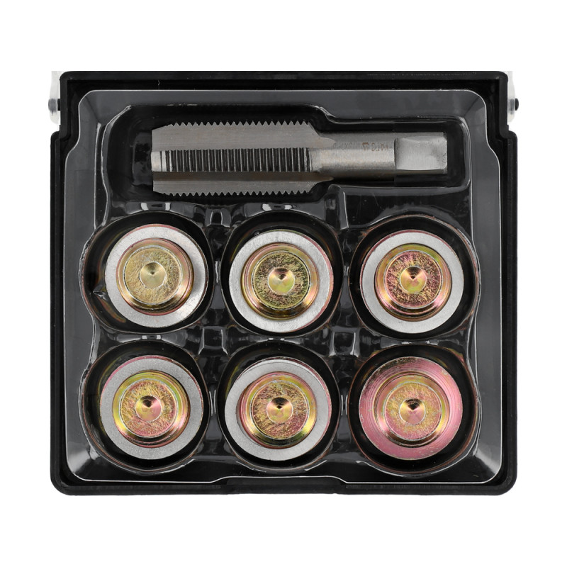 YATO Set reparat busoane baie de ulei M18 x 1.5 mm, 7 piese
